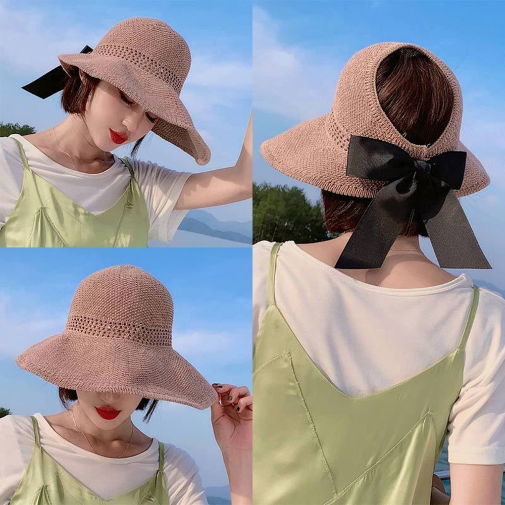 【BW1827】 韓系 遮陽帽 防紫外線 太陽帽 防曬 空頂帽 草帽 帽子 女 夏天 出遊