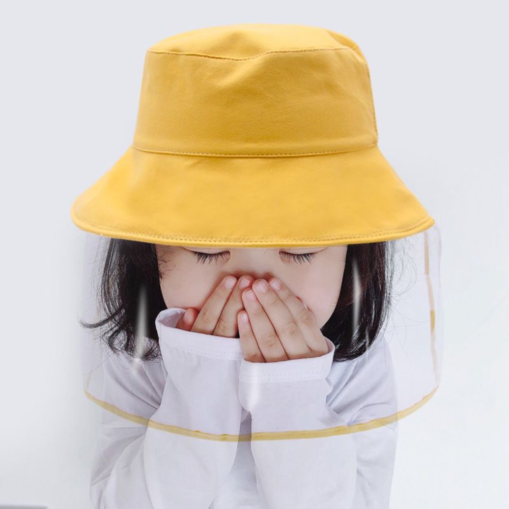 【BW5052】 兒童 防飛沫 面罩 童帽  漁夫帽 防護帽 遮陽帽