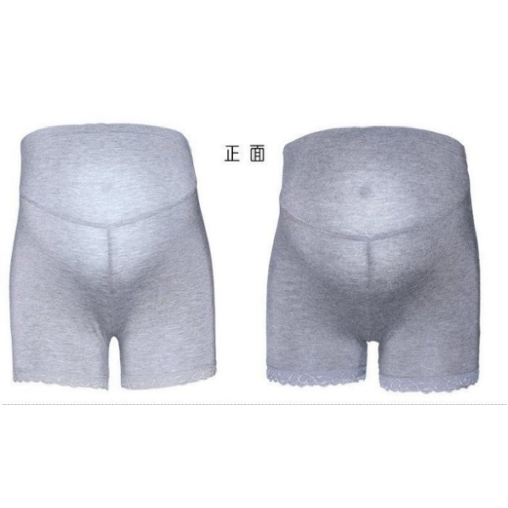 【L0057】 夏日 孕婦托腹安全褲 防走光安全褲 莫代爾 花邊 蕾絲 孕婦高腰安全褲